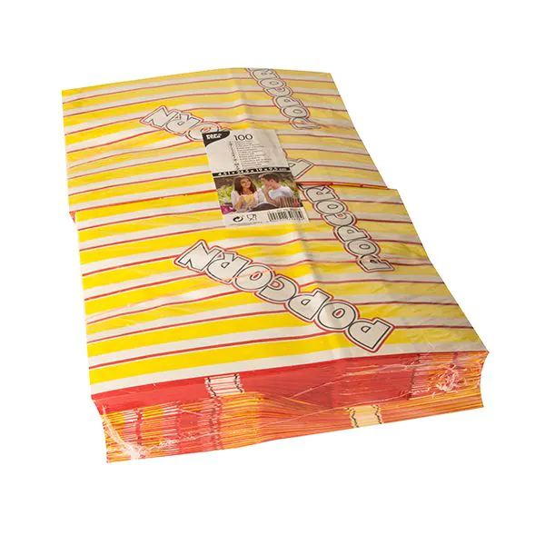 Popcorn Tüten, Papier & Pergamentersatz 4,5 l, 24,5 x 19 x 9,5 cm, fettdicht - Bild 3