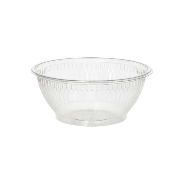 Salatschalen To Go, R-PET rund 1 l Ø 18 cm · 7,5 cm glasklar - Bild 1