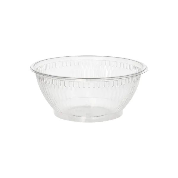 Salatschalen To Go, R-PET rund 1 l Ø 18 cm · 7,5 cm glasklar - Bild 1