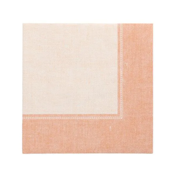 Servietten "ROYAL Collection" 1/4-Falz 40 x 40 cm terracotta "Linum" - Bild 1