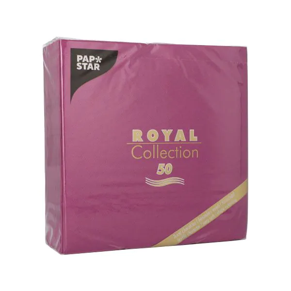 Servietten, lila "ROYAL Collection" 1/4-Falz 40 x 40 cm - Bild 2