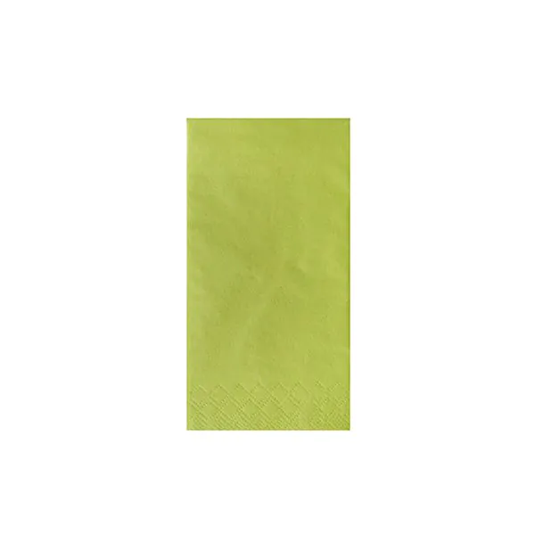 Servietten, limonengrün 3-lagig 1/8-Falz 33 x 33 cm - Bild 2