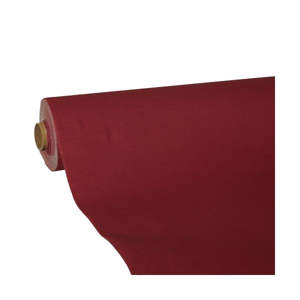 Tissue Tischdecke, bordeaux "ROYAL Collection" 25 x 1,18 m - Bild 1