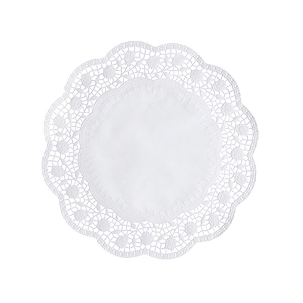 Tortenspitzen rund Ø 33 cm weiss - Bild 1
