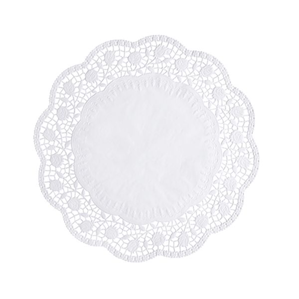 Tortenspitzen rund Ø 36 cm weiss - Bild 1