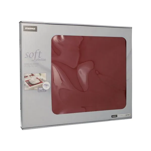 Vlies Tischsets, bordeaux "soft selection" 30 x 40 cm - Bild 2