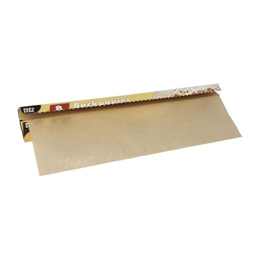 Bakplåtspapper 8 m x 38 cm brun i kartong 1