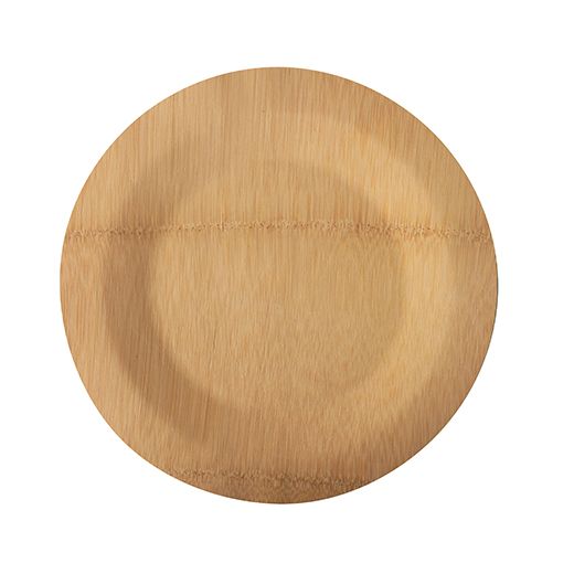 Tallrik, av bambu "pure" odelad Ø 23 cm · 1,5 cm natur 1