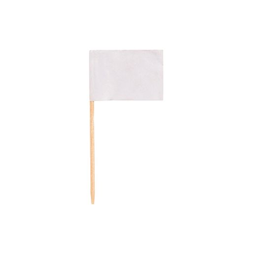Partypinnar 8 cm vit 1
