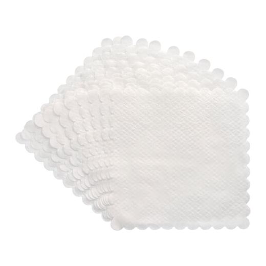 Koppunderlägg 17 cm x 17 cm vit 1