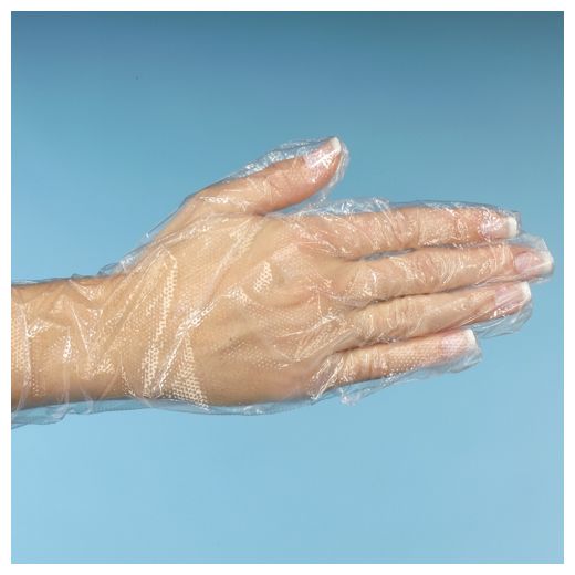 "WORK-INN/-PS" Handskar, PE transparent för damer, M 1