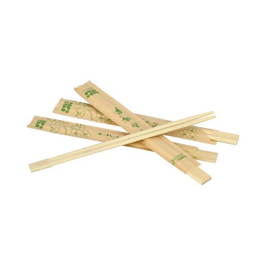 Ätpinnar Bambu "pure" 21 cm singel förpackad 1