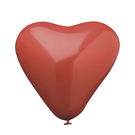 Ballonger Ø 26 cm röd "Hjärta" large 1