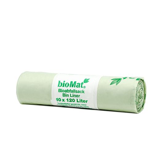 "bioMat" Kompostpåse av stärkelse 120 l 130 cm x 88 cm utan handtag 1