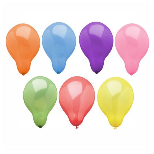 Ballonger Ø 16 cm sorterade färger 1