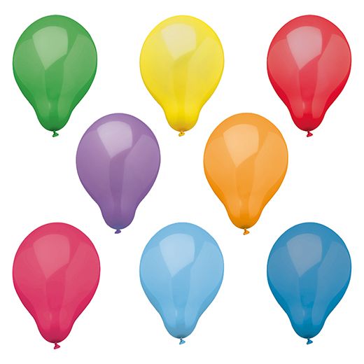 Ballonger Ø 25 cm sorterade färger 1