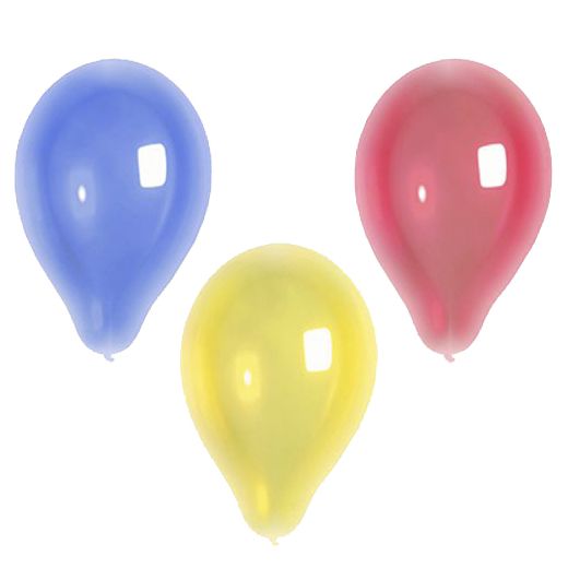 Ballonger Ø 25 cm sorterade färger "Crystal" 1