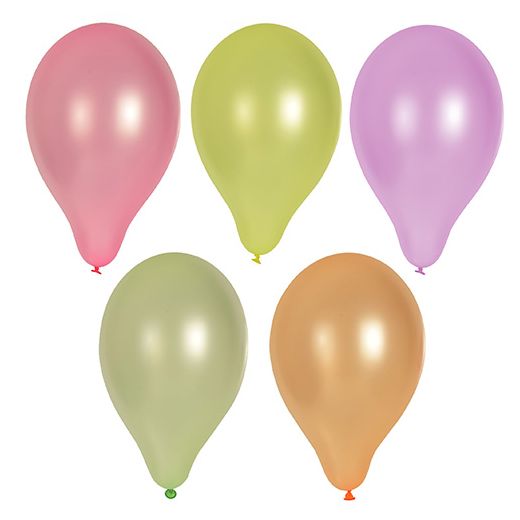 Ballonger Ø 25 cm sorterade färger "Neon" 1