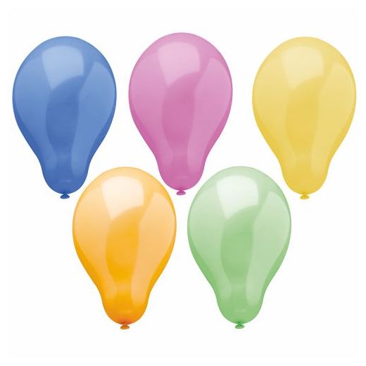 Ballonger Ø 25 cm sorterade färger "Trend" 1