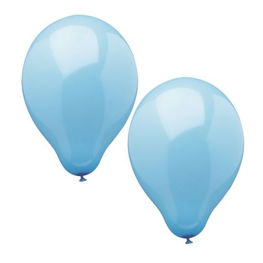 Ballonger Ø 25 cm ljusblå 1