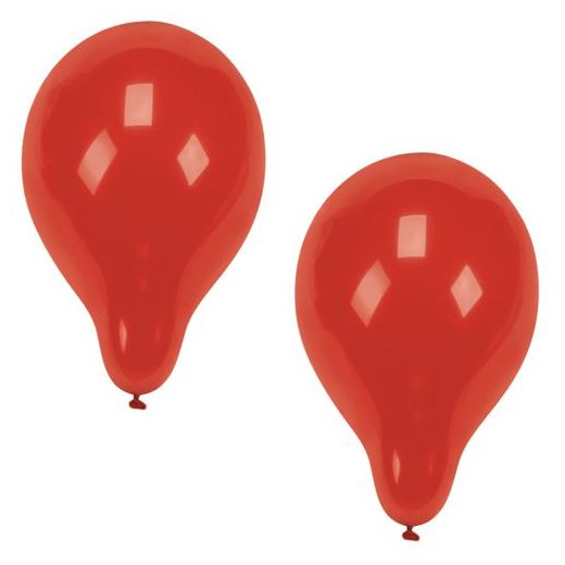 Ballonger Ø 25 cm röd 1