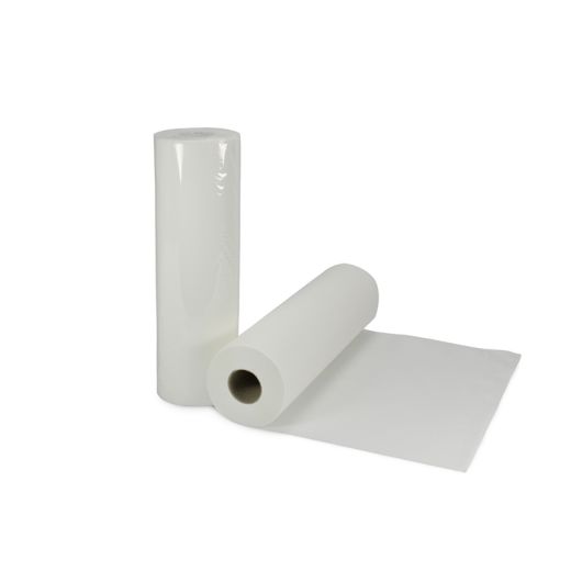 "Medi-Inn®" Brittspapper rullar Ø 12,5 cm · 50 m x 55 cm vit perforiert auf 35 cm, einzeln verpackt 1