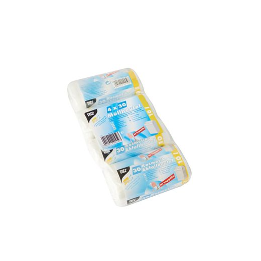 Soppåse med handtag, HDPE 10 l 42 cm x 39,5 cm klar 1