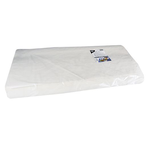 Pappersduk med damastprägling kantig 70 cm x 60 cm vit 1
