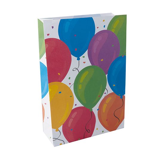 Partypåsar, papper 28 cm x 19 cm x 7 cm "Ballon" 1