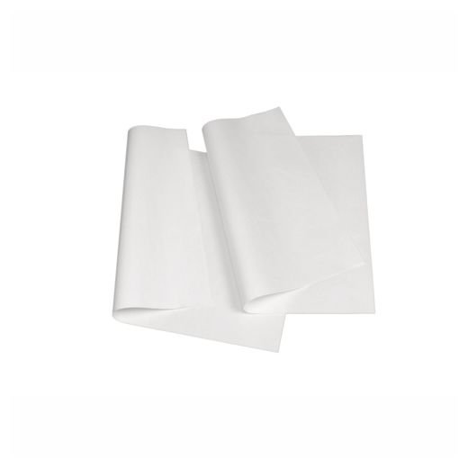 Pergament-papper, 1/4 Bogen 50 cm x 37,5 cm vit à 12,5 kg, fettbeständigt 1