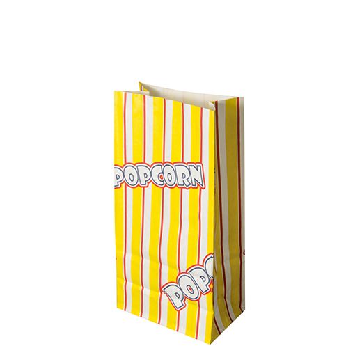 Popcornpåse, fettbeständig insida 1,3 l 20,5 cm x 10,5 cm x 6 cm "Popcorn" fettbeständigt 1
