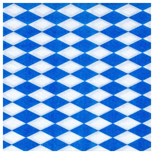 Servett 1-lags 1/4-vikt 33 cm x 33 cm "Bayersk blå" 1