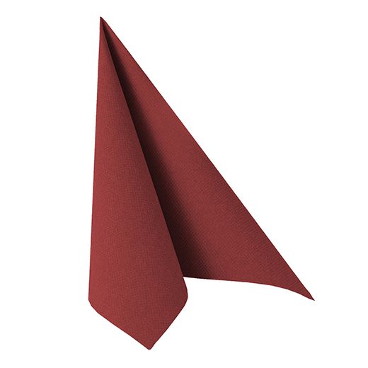 Servetter "ROYAL Collection" 1/4-vikt 40 cm x 40 cm vinröd 1
