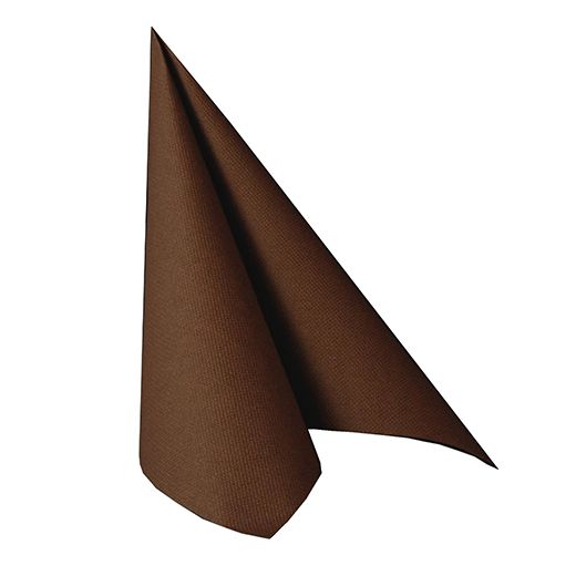 Servetter "ROYAL Collection" 1/4-vikt 40 cm x 40 cm brun 1