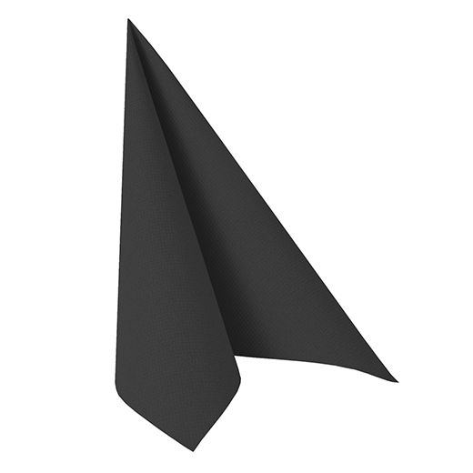 Servetter "ROYAL Collection" 1/4-vikt 40 cm x 40 cm svart 1