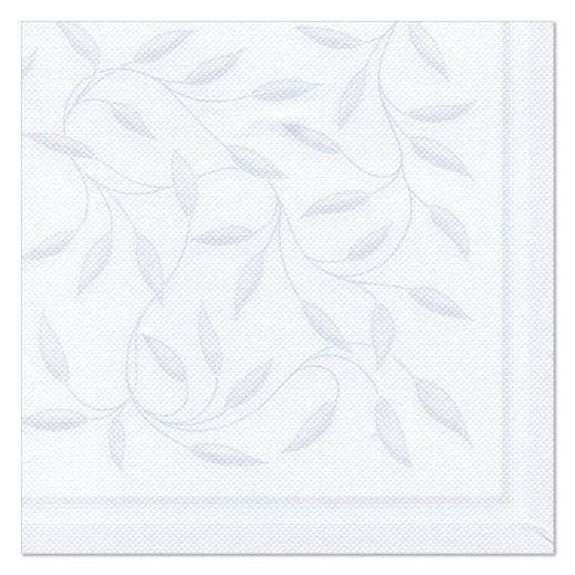 Servetter "ROYAL Collection" 1/4-vikt 40 cm x 40 cm vit "New Mediterran" 1