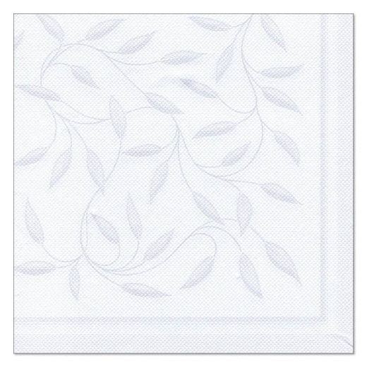 Servetter "ROYAL Collection" 1/4-vikt 40 cm x 40 cm vit "New Mediterran" 1