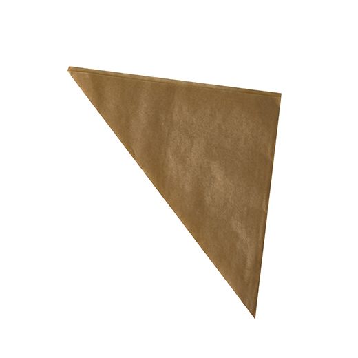 Pappersstrut, Pergament papper 32,5 cm x 23 cm x 23 cm brun innhåll 250 g, fettbeständigt 1