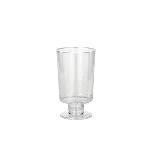 Glas, Vitvin, PS 0,1 l Ø 5,1 cm · 8,5 cm glasklar en del 1