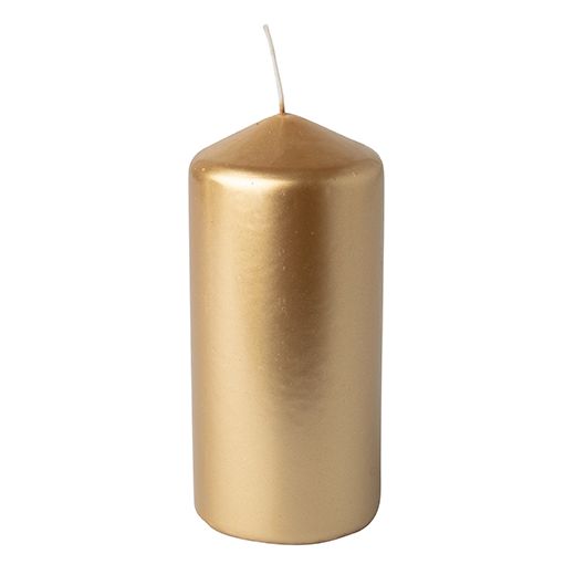 Blockljus Ø 60 mm · 130 mm guld 1