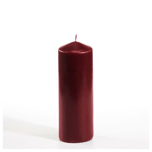 Blockljus Ø 60 mm · 165 mm vinröd 1