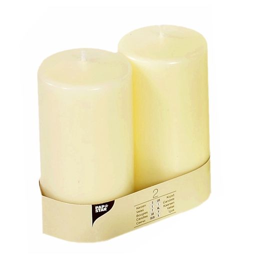 Blockljus Ø 80 mm · 150 mm elfenben "Ivory" 1