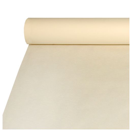 Duk, tygliknande, airlaid 20 m x 1,2 m creme 1