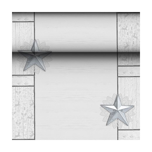 Bordslöpare, Tissue "ROYAL Collection" 24 m x 40 cm vit "Rising Star" 1