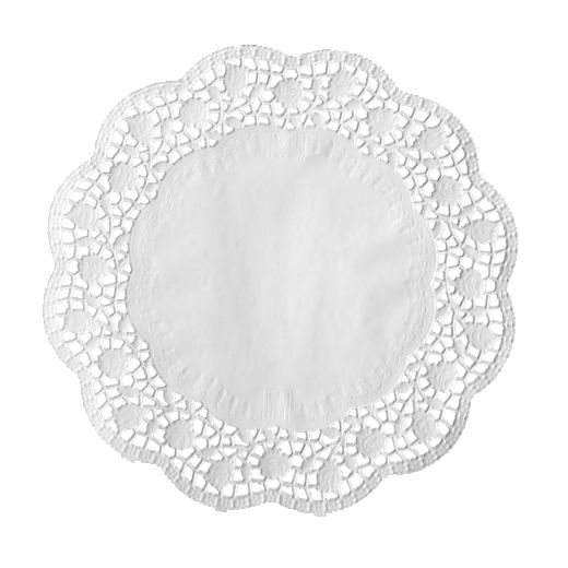 Tårtpapper rund Ø 32 cm vit 1