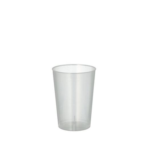 Bägare, PP 0,1 l Ø 5,2 cm · 7,4 cm transparent okrossbar 1