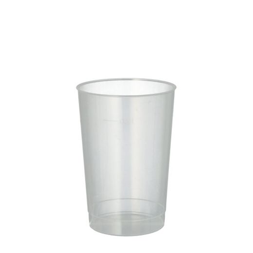 Bägare, PP 0,2 l Ø 6,8 cm · 9,8 cm transparent okrossbar 1
