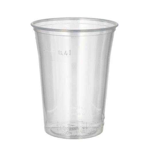 Bägare, PS 0,4 l Ø 9,5 cm · 12 cm klar med skummkant 1