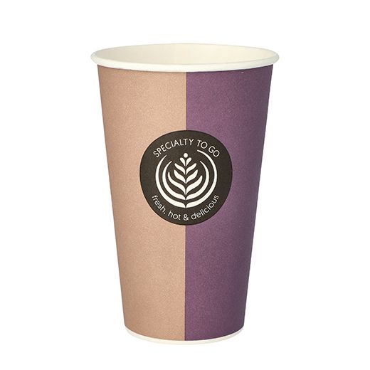 Bägare, papper "To Go" 0,4 l Ø 9 cm · 13,5 cm 1