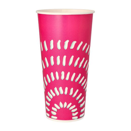 Kalldrycksbägare, papper 0,5 l Ø 8,97 cm · 16,83 cm vit 1